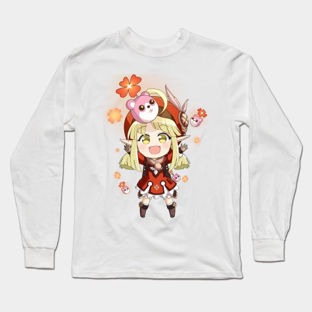 Kokoro TsurumaKlee Long Sleeve T-Shirt by Despuntater